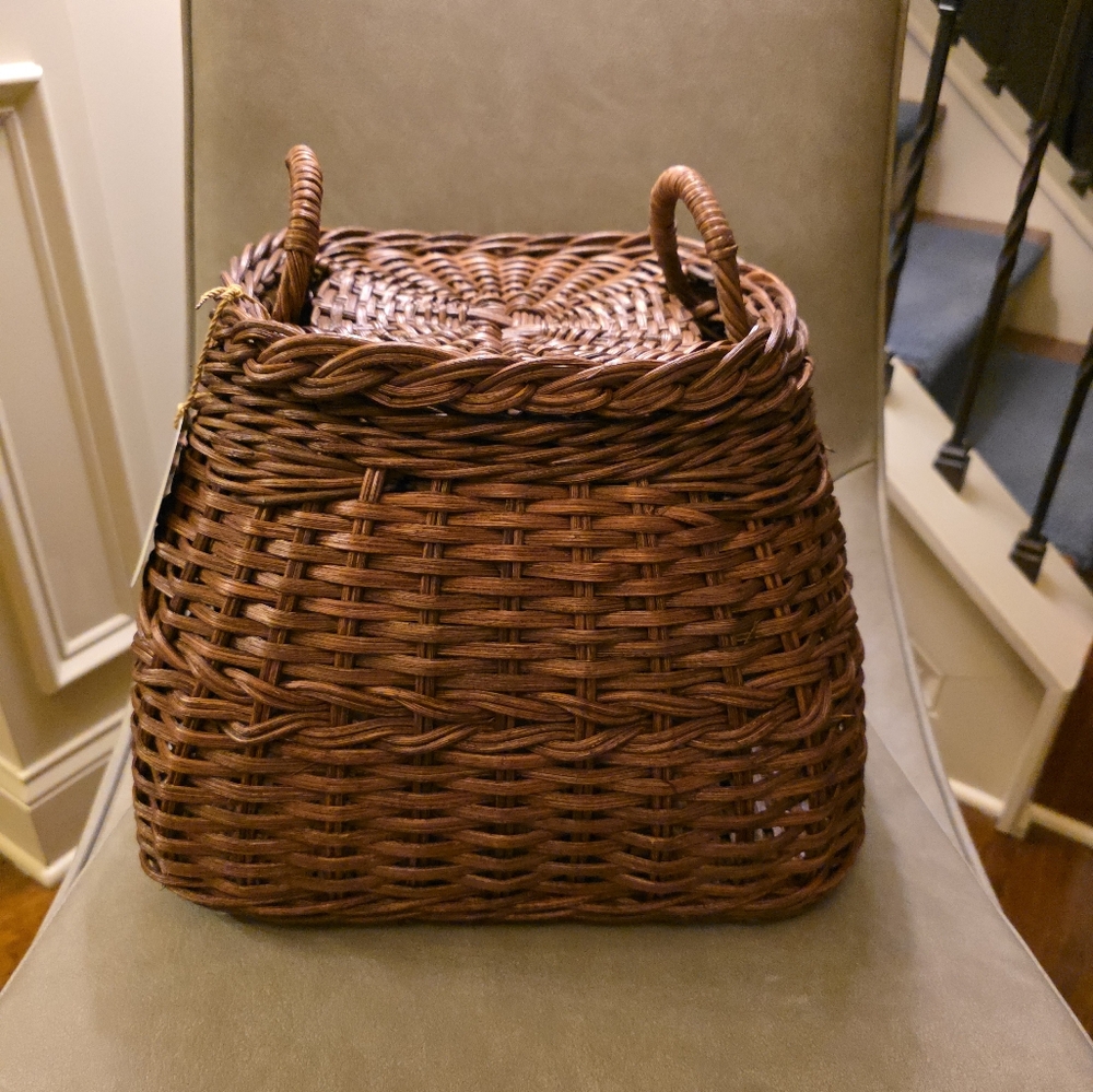 Studio Mcgee Threshold Rattan Basket Square Dark Brown Target 2025 - Picture 2 of 14